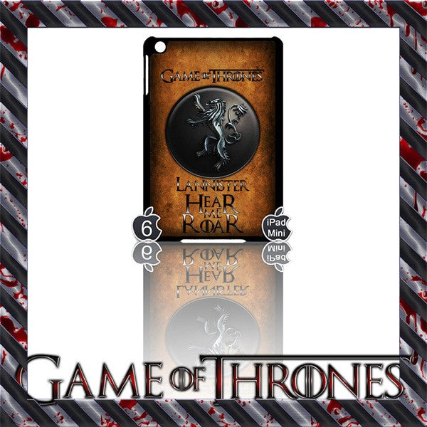 ★ GAME OF THRONES ★ CASE/COVER FOR APPLE IPAD MINI (1ST GENERATION/1G) - Black Halo Design
- 2