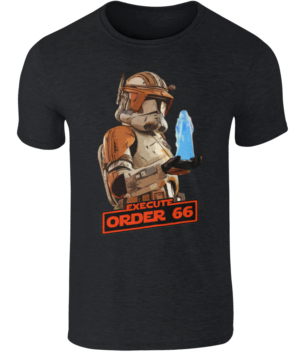 Star Wars inspired T-Shirt Clone Cody Execute Order 66