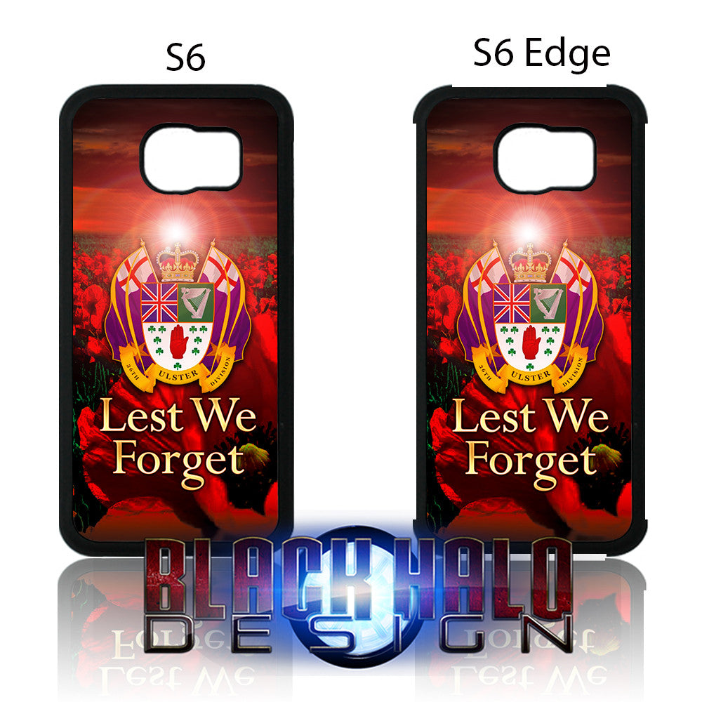 The 36th Ulster Division Case/Cover For Samsung Galaxy S6/S6 Edge/S7/S7 Edge: Army (SOMME/UVF) - Black Halo Design