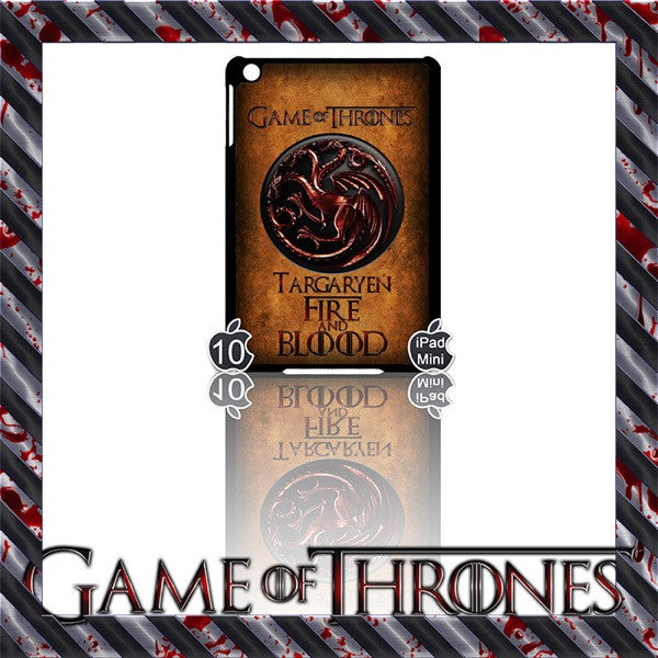 ★ GAME OF THRONES ★ CASE/COVER FOR APPLE IPAD MINI (1ST GENERATION/1G) - Black Halo Design
- 11