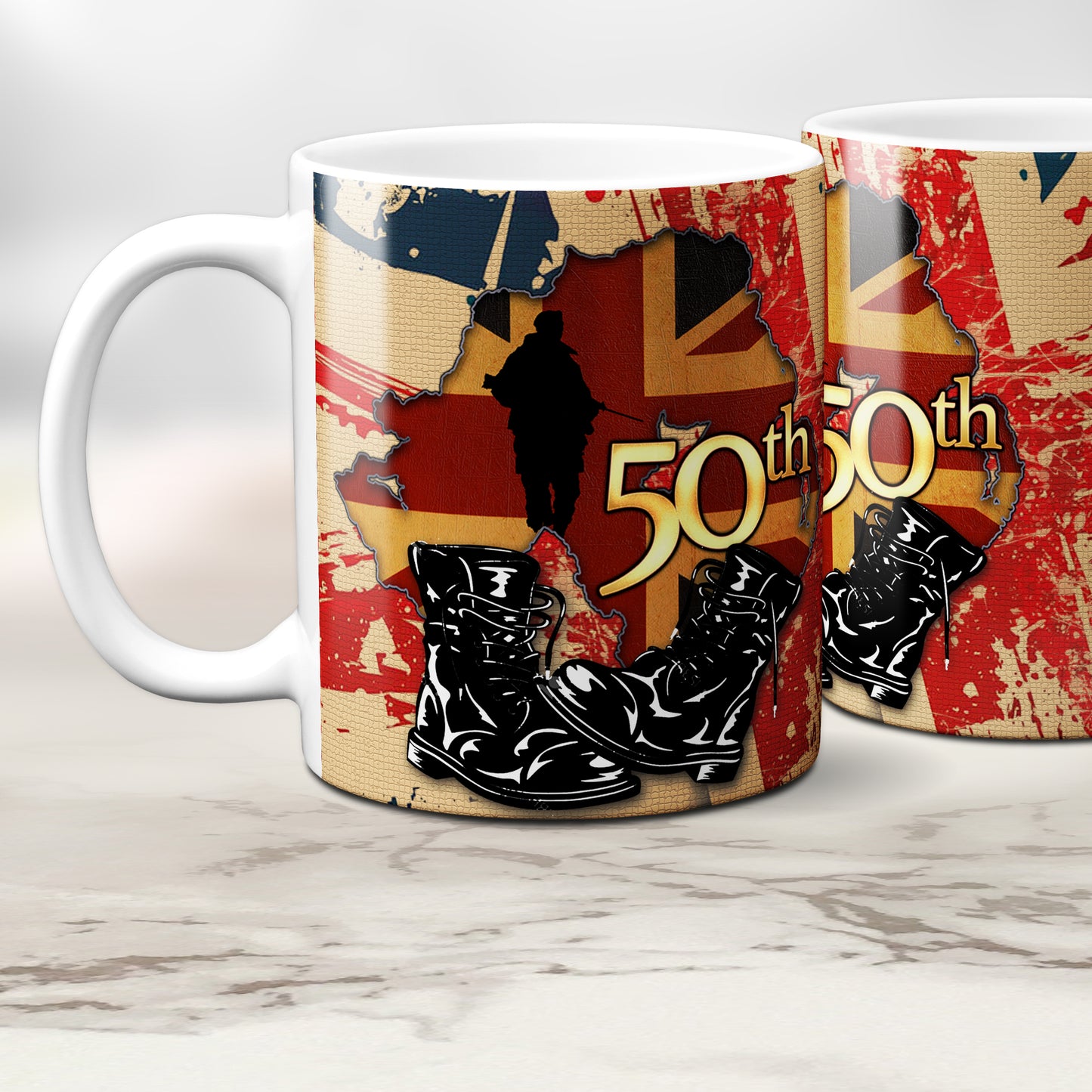 I Walked the Walk Op Banner Union Jack Ceramic Mug