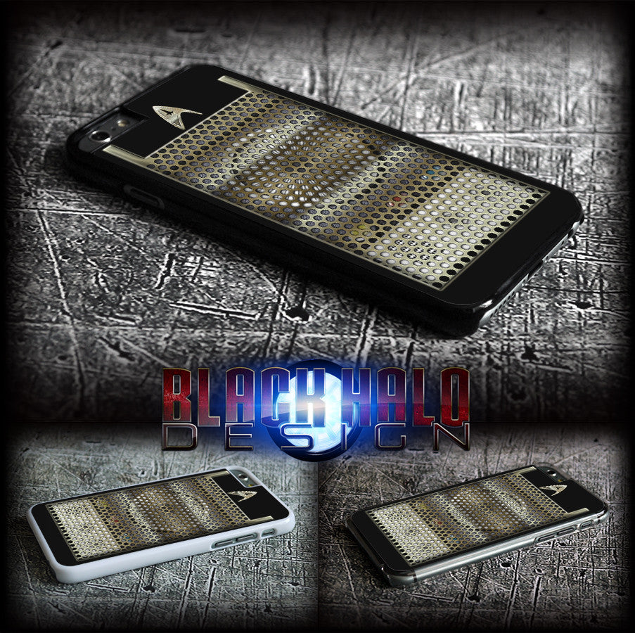 (NEW) STAR TREK COMMUNICATOR ★ CASE/COVER FOR APPLE IPHONE 4,4S,5,5S,5C,6 & 6 PLUS - Black Halo Design
- 6