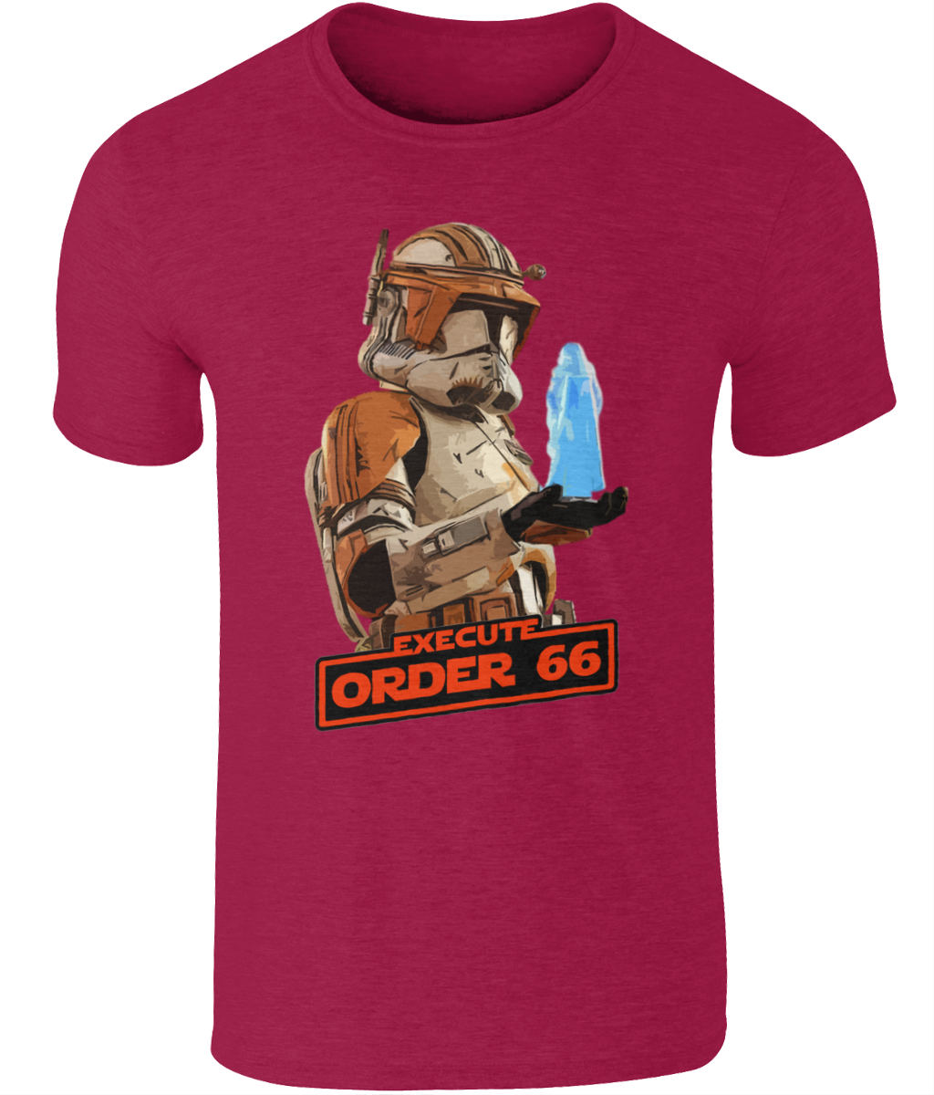 Star Wars inspired T-Shirt Clone Cody Execute Order 66