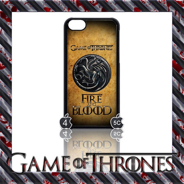 (NEW) ★ GAME OF THRONES ★ COVER/CASE FOR APPLE IPHONE 5C (SEASON 4) 5 C - Black Halo Design
- 11