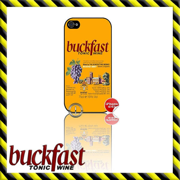 NEW ★ BUCKFAST ★ CASE/COVER FOR APPLE IPHONE 4/4S/5/5S/5C (BUCKY/TONIC WINE) - Black Halo Design
- 4