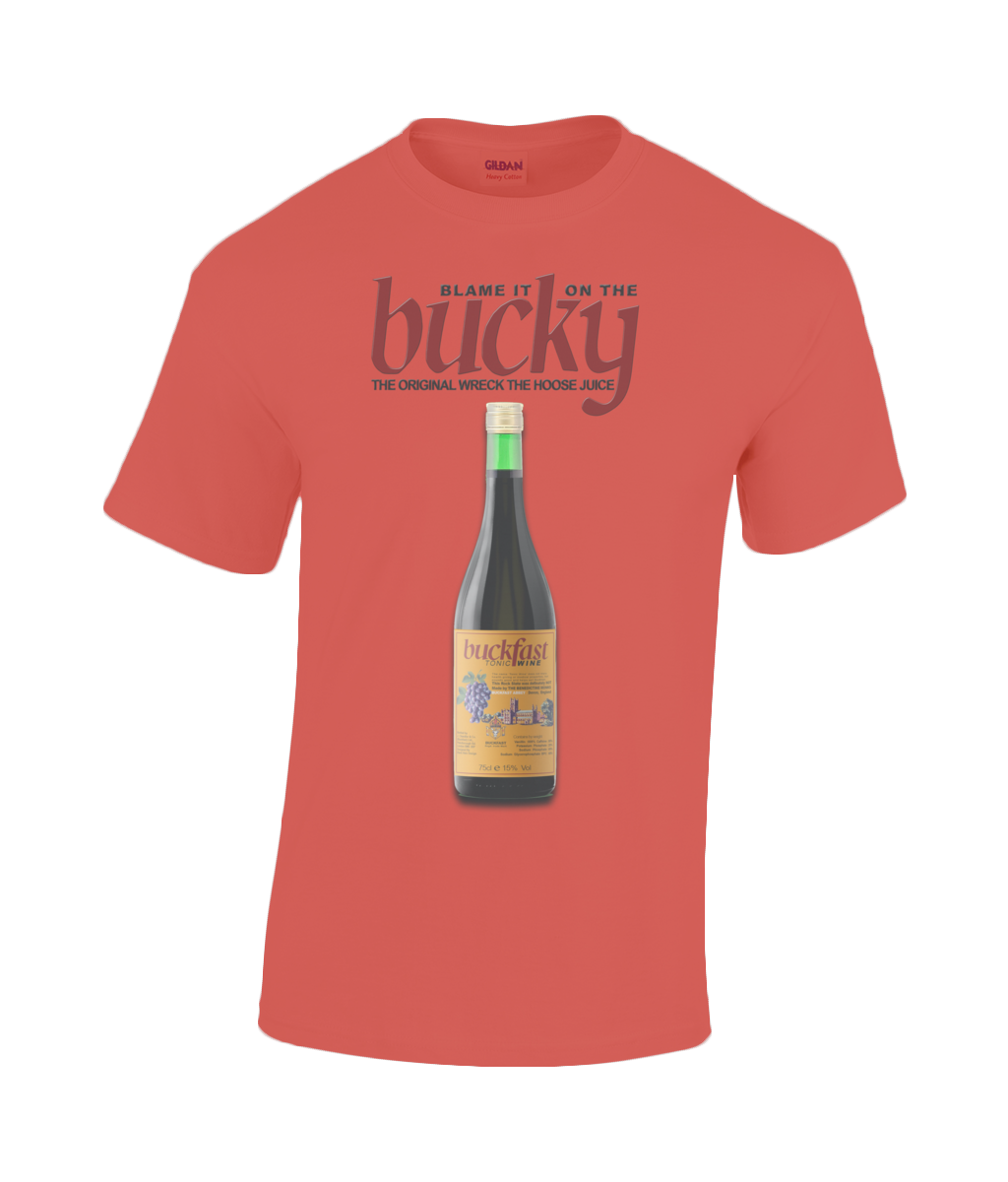 Buckfast: Blame it on the Bucky T-Shirt in choice of sizes