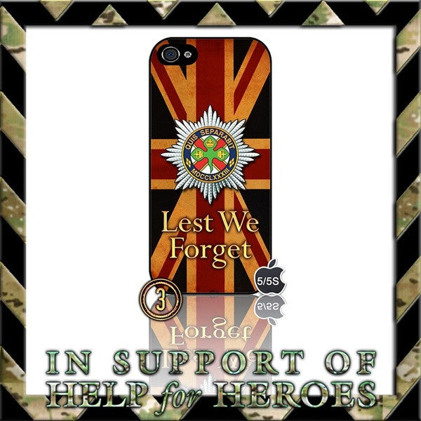 CHOICE OF IRISH GUARDS CASE/COVER FOR APPLE IPHONE 5/5S (H4H,HELP FOR HEROES) - Black Halo Design
- 4