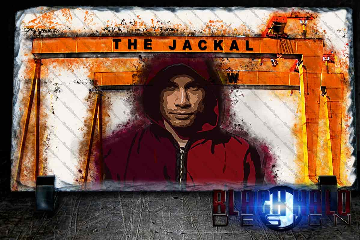 Carl (The Jackal) Frampton Panoramic Natural Rock Slate