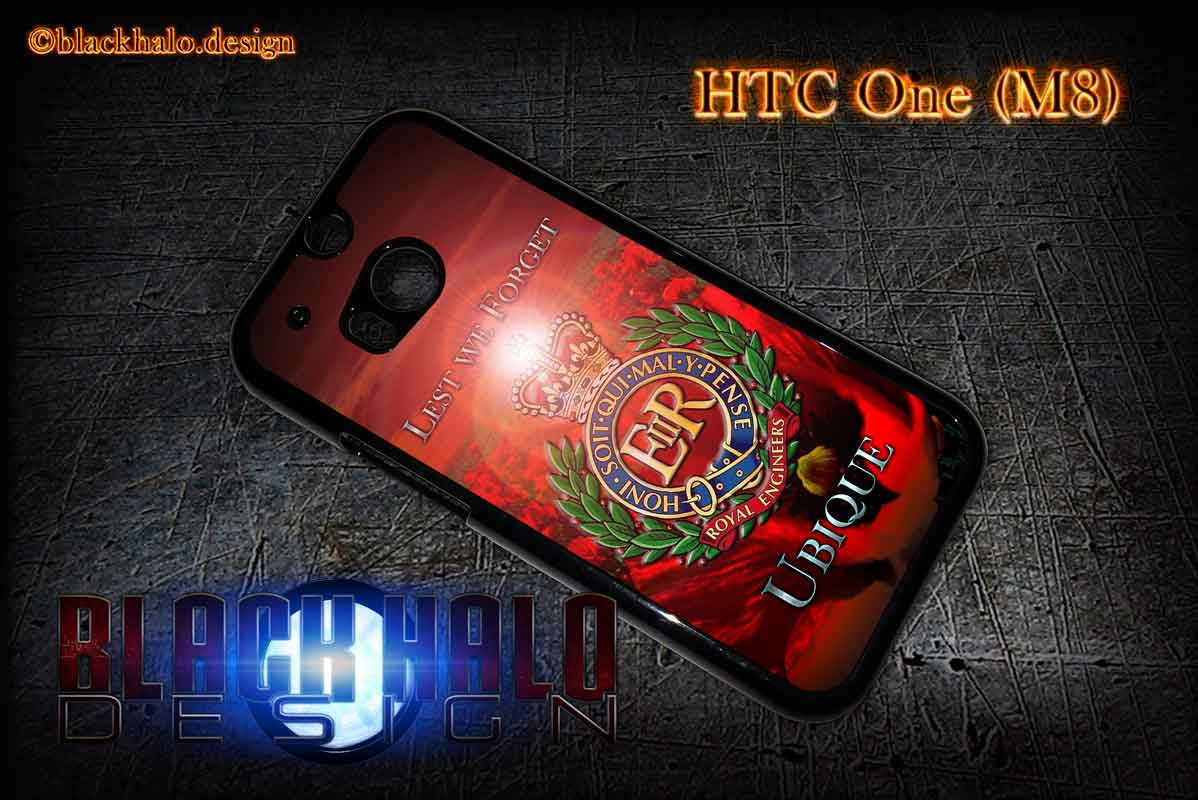 THE ROYAL ENGINEERS (SAPPERS) HTC ONE (M8) CASE/COVER (COD) (ARMY) - Black Halo Design