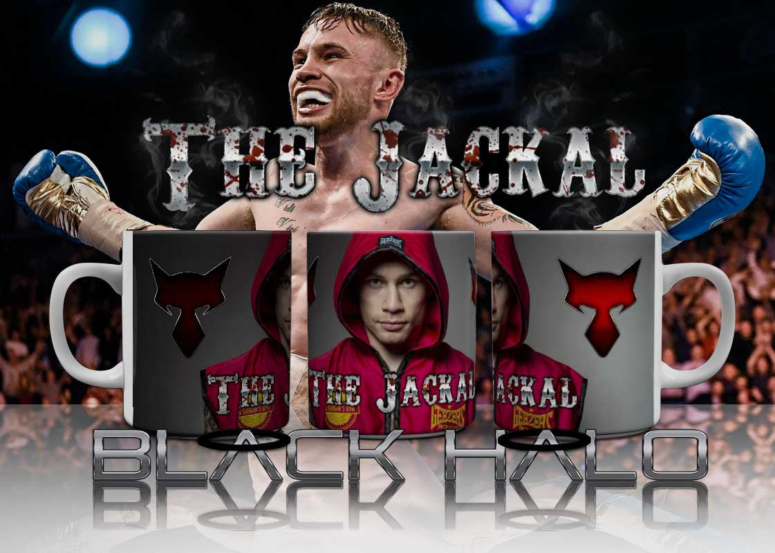 The Jackal: Carl Frampton 10oz Ceramic Mug #Jackalarmy - Black Halo Design