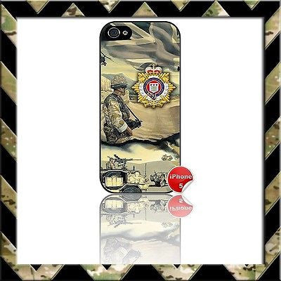 ★ THE ROYAL LOGISTIC CORPS (RLC)★ SHELL/COVER FOR IPHONE 5 (ARMY/LOGISTICS) - Black Halo Design