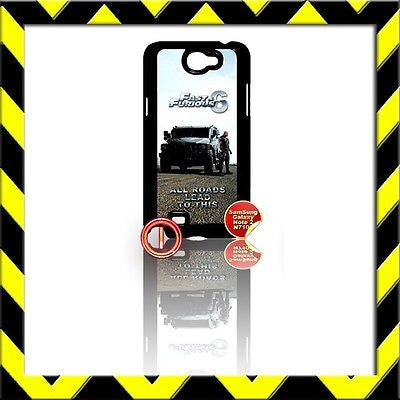★ FAST AND(&) FURIOUS 6 ★ COVER FOR SAMSUNG GALAXY NOTE II/2/N7100 THE ROCK#1 - Black Halo Design