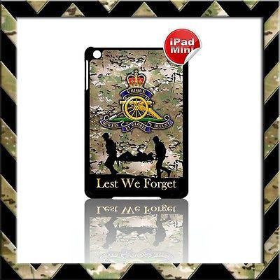 ★ THE ROYAL ARTILLERY (ARMY) ★ HARD SHELL/CASE FOR APPLE IPAD MINI CAMO#19 - Black Halo Design
