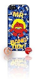 ★ MR BANG TIDY(KEITH LEMON)★ PHONE COVER FOR IPHONE 5/5S (CASE) GIRL CAMO#4 - Black Halo Design