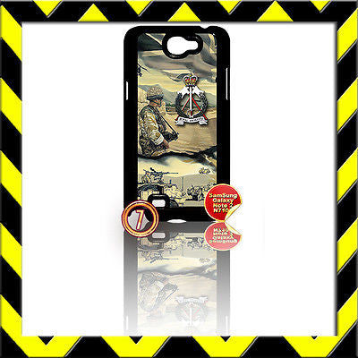 ★ THE ROYAL PIONEER CORPS ★ COVER FOR SAMSUNG GALAXY NOTE II/2/N7100 ARMY#7 - Black Halo Design