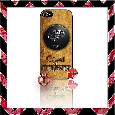 ★ CHOICE OF GAME OF THRONES ★ COVER/CASE FOR APPLE IPHONE 5 - Black Halo Design
- 14