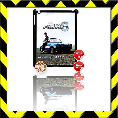 ★ FAST & FURIOUS 6 ★ SHELL/COVER FOR IPAD 2/3/4(3RD/4TH GEN AND) FORD ESCORT #V3 - Black Halo Design