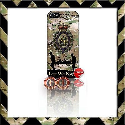 ★ THE ROYAL REGIMENT OF FUSILIERS ★ SHELL/CASE/COVER FOR IPHONE 5/5S CAMO#11 - Black Halo Design