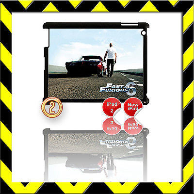 ★ FAST & FURIOUS 6 ★ SHELL/COVER FOR IPAD 2/3/4(3RD/4TH GEN AND) VIN DIESEL #2 - Black Halo Design