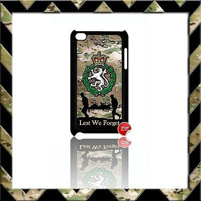 WOMENS ROYAL ARMY CORPS (WRAC) COVER FOR IPOD TOUCH 4/4TH GEN GENERATION 4G #22 - Black Halo Design