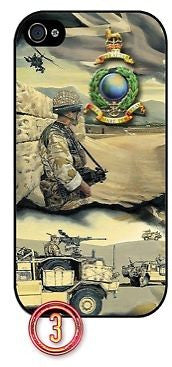 ★ ROYAL MARINES AFGHANISTAN ★ PHONE COVER FOR IPHONE 4/4S (CASE)#3 - Black Halo Design
