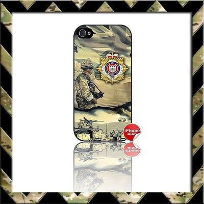 ★ THE ROYAL LOGISTIC CORPS (RLC) ★ COVER FOR APPLE IPHONE 4/4S (LOGISTICS/ARMY) - Black Halo Design
