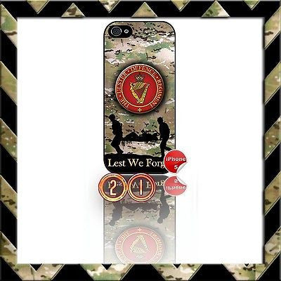 ★ THE ULSTER DEFENCE REGIMENT (UDR)★ SHELL/CASE/COVER FOR IPHONE 5 CAMO#21 - Black Halo Design