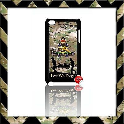 THE ROYAL ARTILLERY CASE/COVER FOR IPOD TOUCH 4/4TH GEN GENERATION 4G ARMY#19 - Black Halo Design