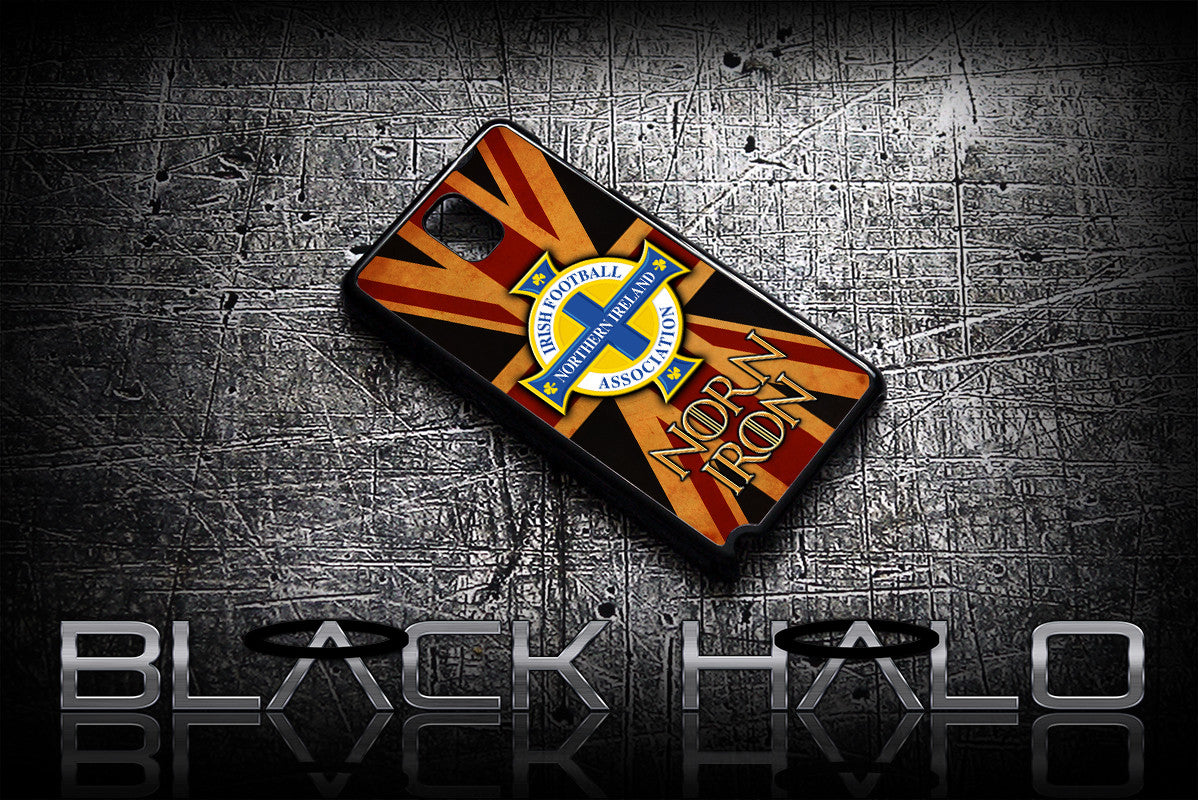Northern Ireland: Case/Cover for Samsung Galaxy Note 2 & 3: Norn Iron - Black Halo Design