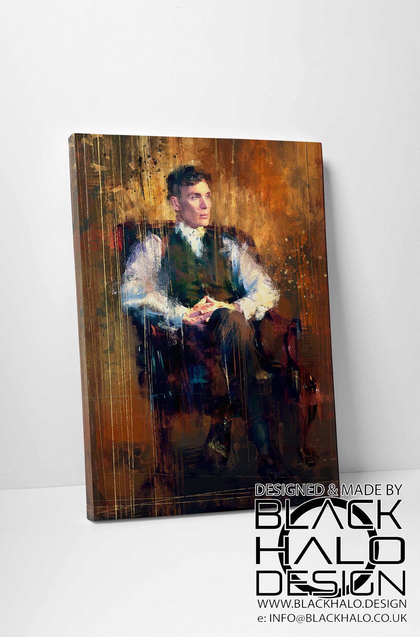 Requested Grace Box Framed Canvas 750mm x 1000mm - Black Halo Design
- 4