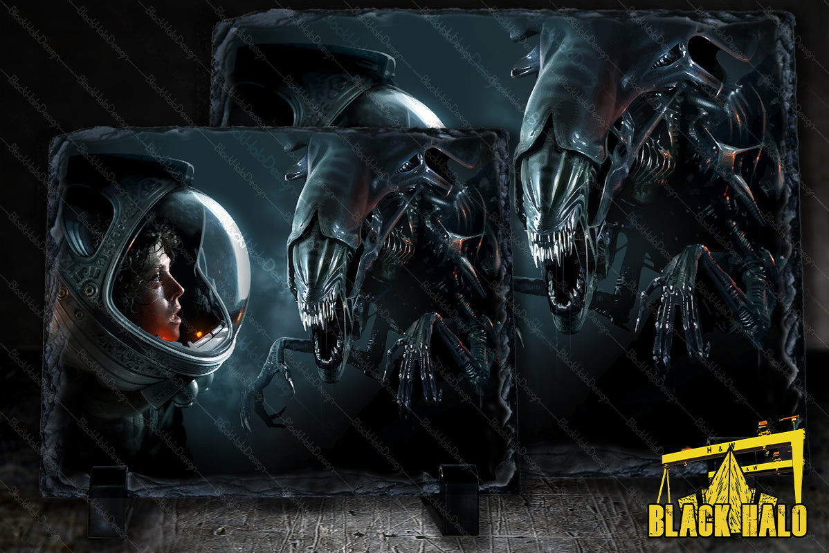 Alien: Ripley and Queen Natural Causeway Rock Slate