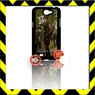 ★ THE WALKING DEAD ★ COVER FOR SAMSUNG GALAXY NOTE II/2/N7100 CASE DARYL#3 - Black Halo Design