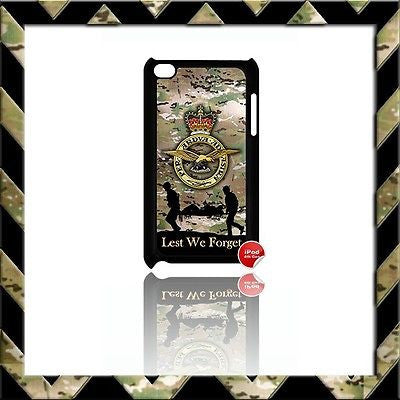 THE ROYAL AIR FORCE CASE/COVER FOR IPOD TOUCH 4/4TH GEN GENERATION 4G ARMY#15 - Black Halo Design