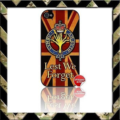 THE WELSH GUARDS SHELL/CASE/COVER FOR APPLE IPHONE 4/4S UNION JACK/H4H - Black Halo Design