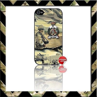 ★ ROYAL PIONEER CORPS (RPC PIONEERS)★ COVER FOR APPLE IPHONE 4/4S CASE ARMY H4H - Black Halo Design