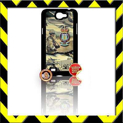 ★ ROYAL ARMOURED ORDNANCE CORPS★ COVER FOR SAMSUNG GALAXY NOTE II/2/N7100 RAOC#9 - Black Halo Design