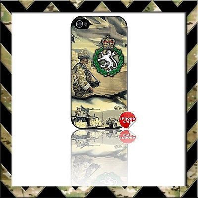 ★ WOMENS ROYAL ARMY CORPS (WRAC) ★ COVER FOR APPLE IPHONE 4/4S - Black Halo Design