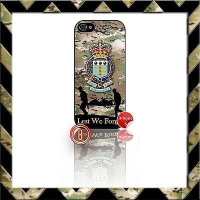 ★ ROYAL ARMY ORDNANCE CORPS ★ SHELL/CASE/COVER FOR IPHONE 5/5S (RAOC) CAMO#8 - Black Halo Design