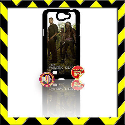 ★ THE WALKING DEAD ★ COVER FOR SAMSUNG GALAXY NOTE II/2/N7100 CASE MICHONNE#4 - Black Halo Design