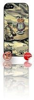 ★ ROYAL ARMY ORDNANCE CORPS (RAOC) ARMY ★ PHONE COVER FOR IPHONE 5 (CASE)#8 - Black Halo Design