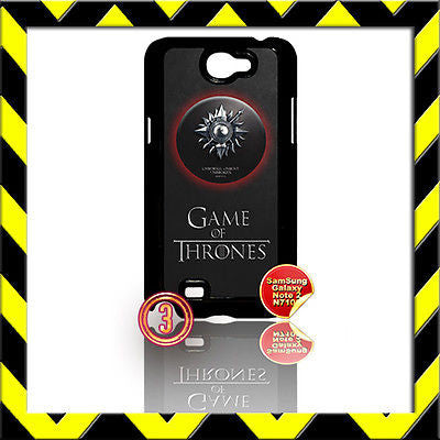 ★ GAME OF THRONES ★COVER FOR SAMSUNG GALAXY NOTE II/2/N7100 PHONE CASE MARTELL#3 - Black Halo Design