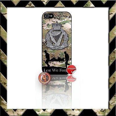 ★ THE ROYAL IRISH REGIMENT ★ SHELL/CASE/COVER FOR IPHONE 5/5S (RIR)CAMO#4 - Black Halo Design