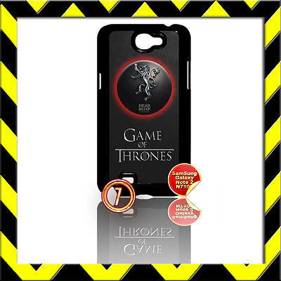 ★ GAME OF THRONES ★ FOR SAMSUNG GALAXY NOTE II/2/N7100 CASE LANNISTER LION#7 - Black Halo Design