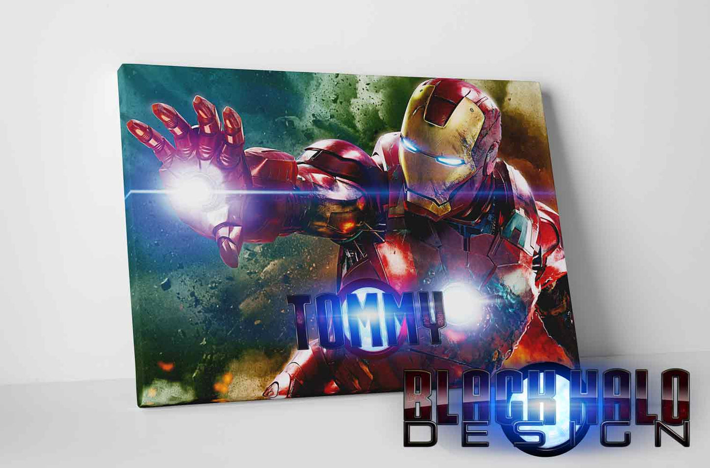 Personalised Iron Man Box Framed Canvas #IronMan #Avengers