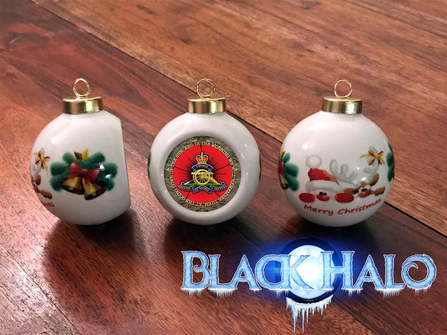 The Royal Regiment of Artillery Poppy Christmas Bauble #Army #Afghanistan