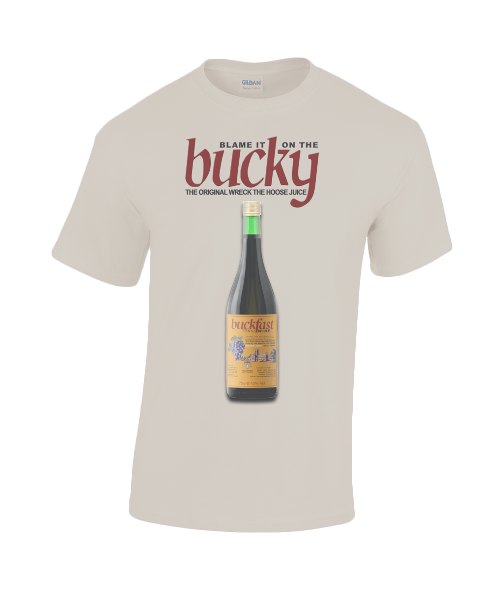 Buckfast: Blame it on the Bucky T-Shirt in choice of sizes