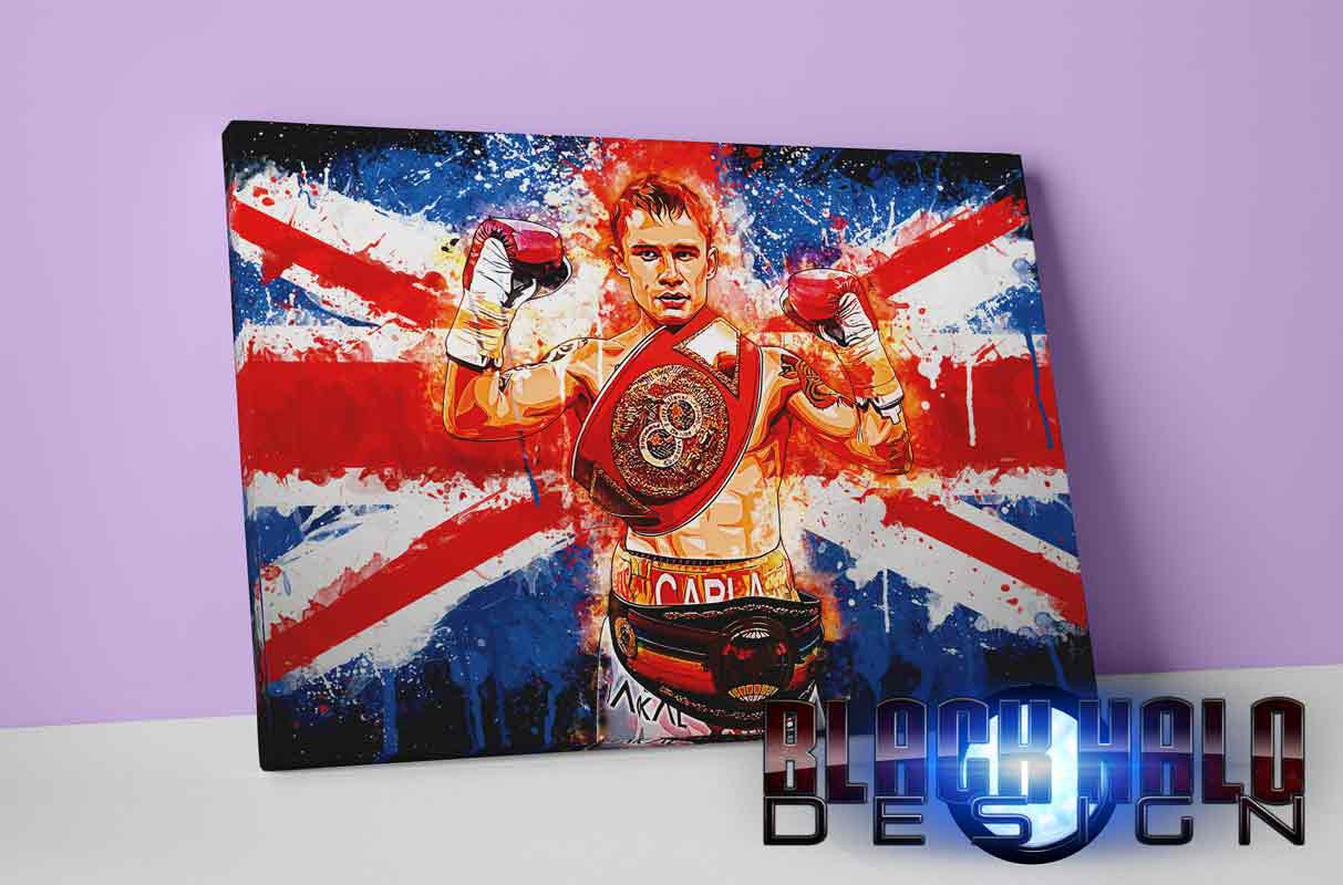 Carl Frampton: The Jackal Union Jack Box Framed Canvas #CarlFrampton #TheJackal