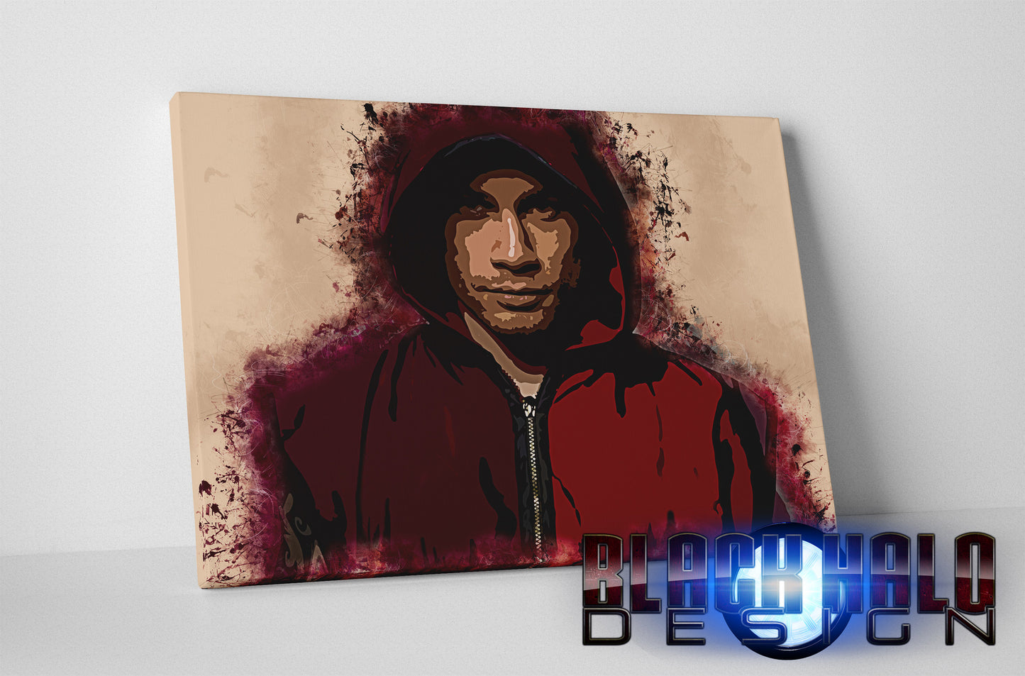 Carl Frampton: The Jackal Spatter Box Framed Canvas #CarlFrampton #TheJackal
