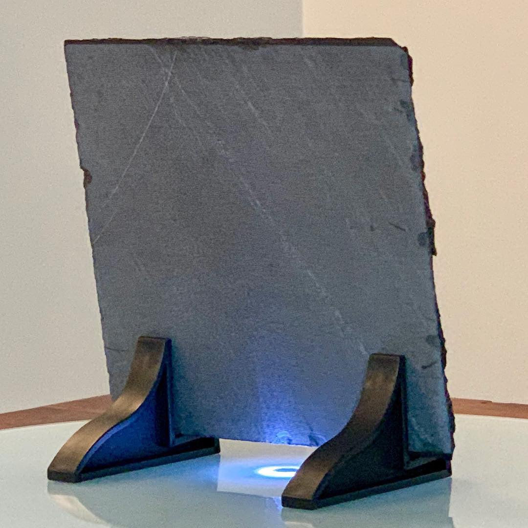 The Royal Green Jackets: Lest We Forget Natural Rock Slate with Stands