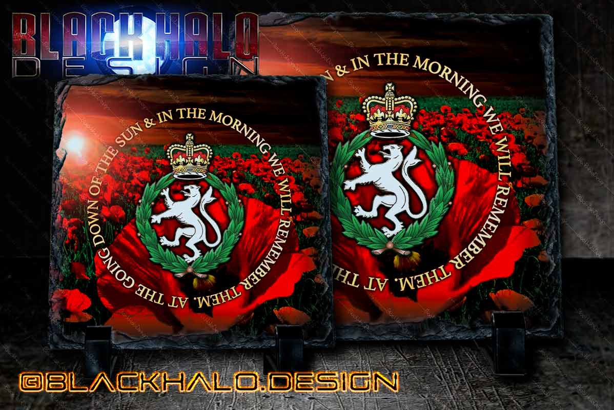 Women's Royal Army Corps Natural Rock Slate with Stands